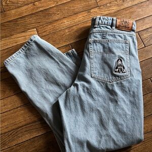 Butter Goods Baggy Light Blue Jeans